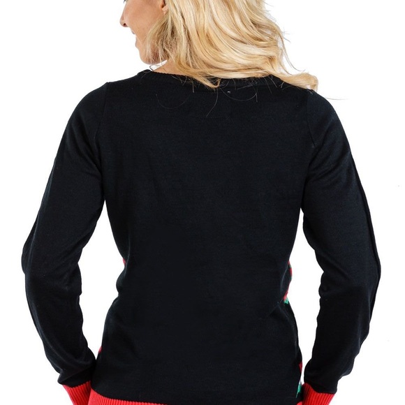 TIPSY ELVES- Women's Yuletide Unicorn Ugly Christmas Sweater - Picture 2 of 2